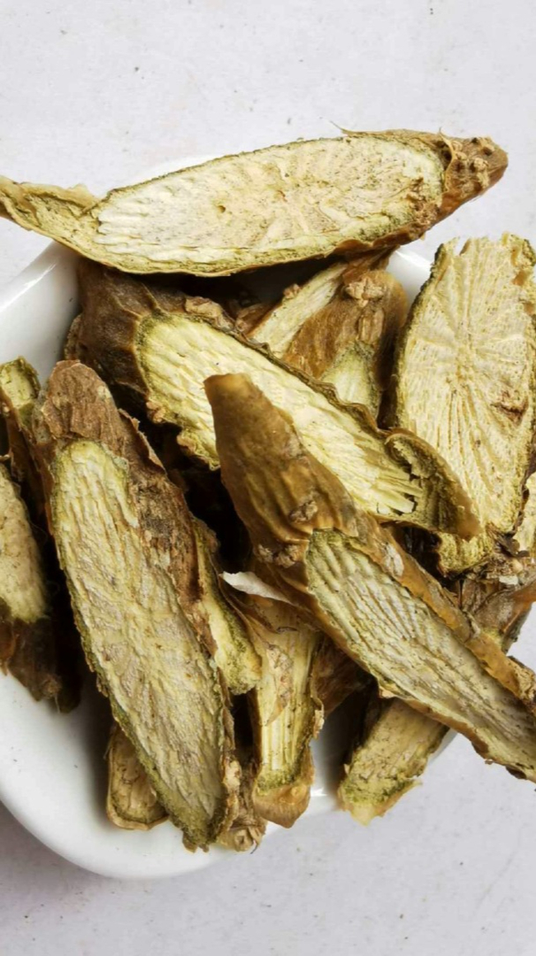 显微镜下的松根横切面