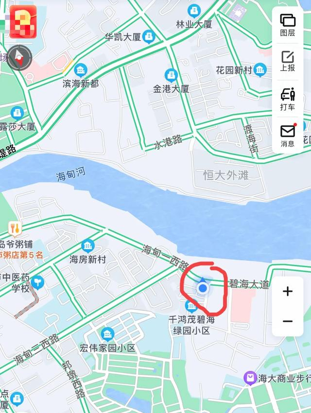 海甸岛地图图片