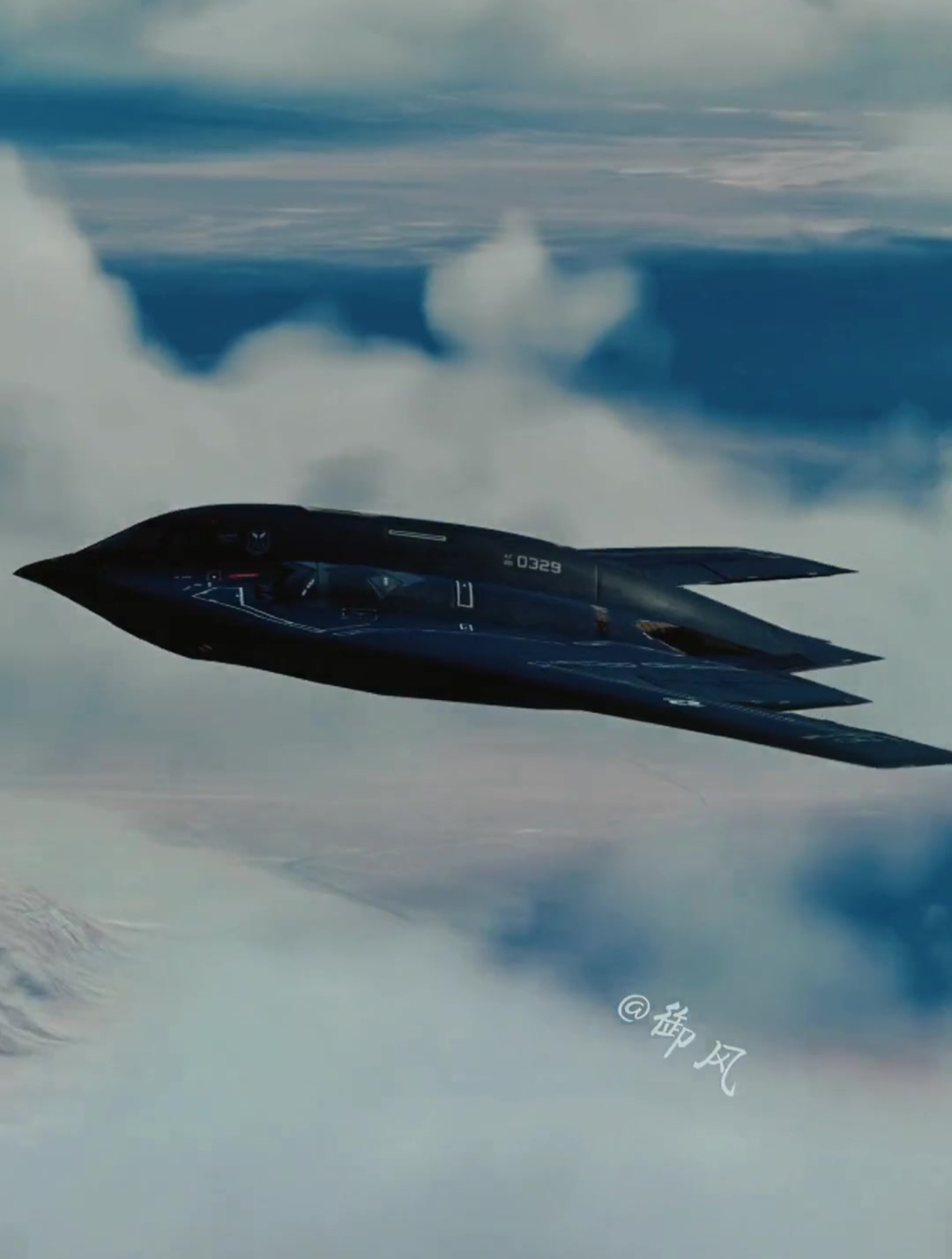 世界上唯一一款在役的隐身战略轰战机 b2,也被叫作幽灵轰炸机-度小视