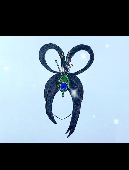 画叶罗丽精灵梦孔雀的头发 叶罗丽精灵梦 孔雀 画画 简笔画