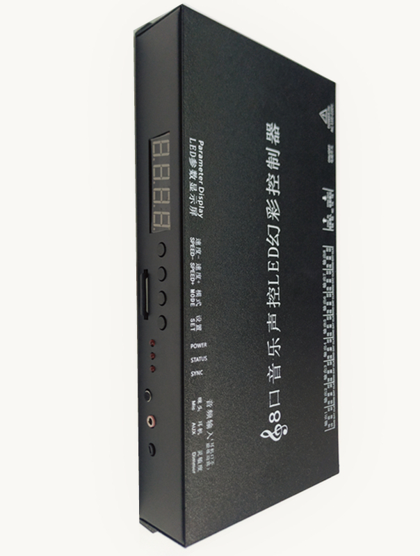 led音乐控制器全彩控制器dmx512控制器广告灯控制器点光源控制器-度小