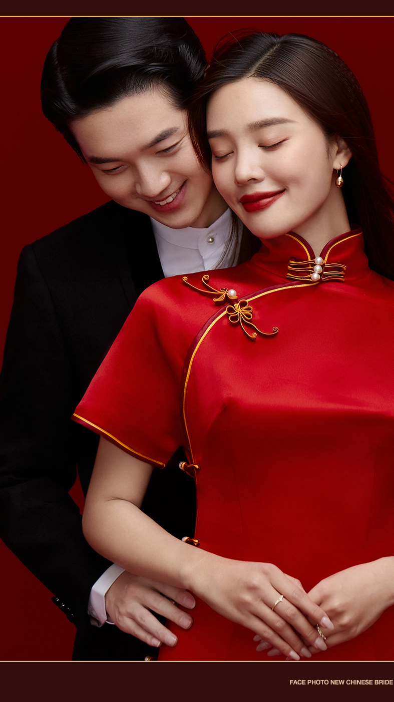 西安婚纱照中国新娘系列瞩目中国红全新首发
