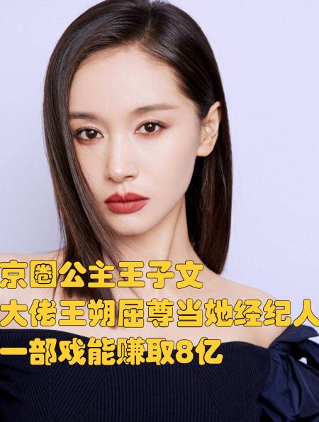 京圈公主王子文:大佬王朔屈尊当她经纪人,一部戏能赚取8亿 2-度小视