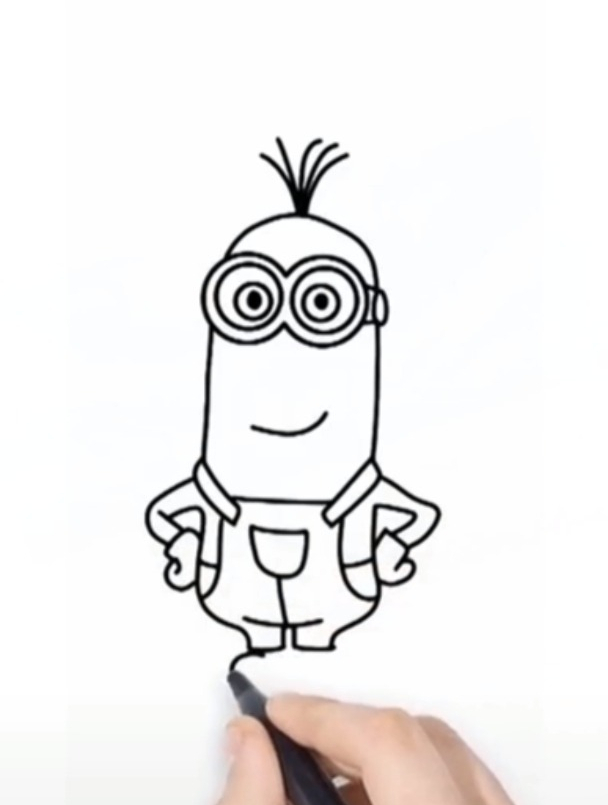 简笔画:教你画小黄人