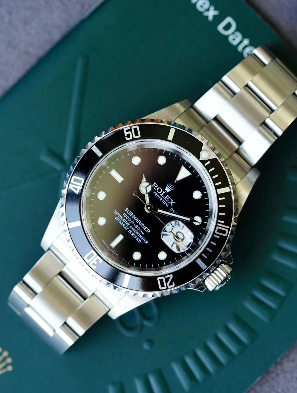 劳力士16610有历黑