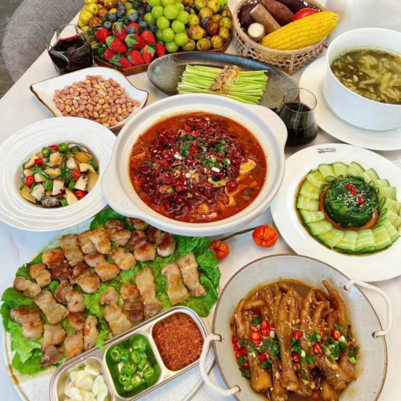 小伙新婚两月胖20斤,晒老婆做的菜,网友:没有对比就没有伤害