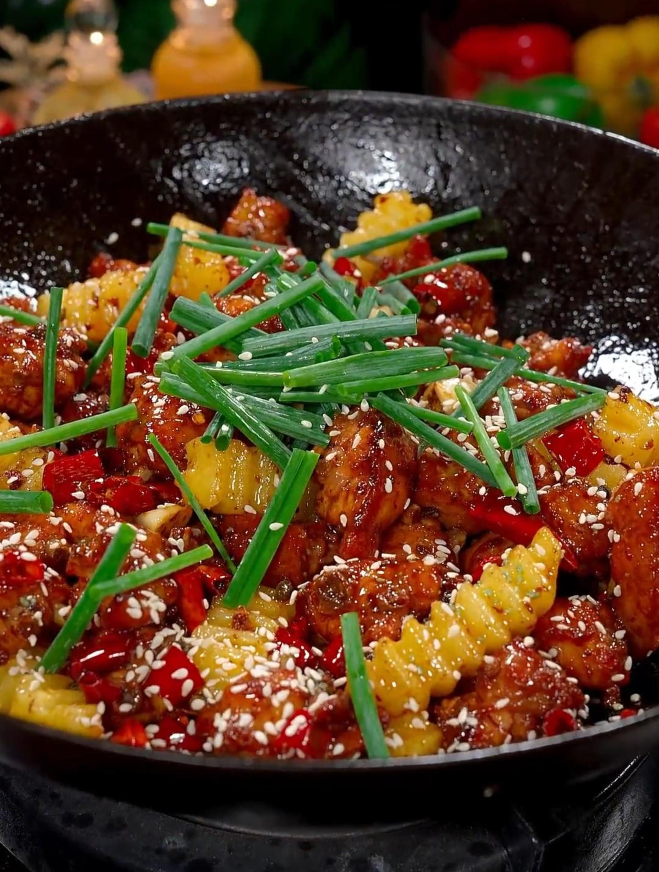 这个干锅鸡翅,麻辣过瘾简单又好吃