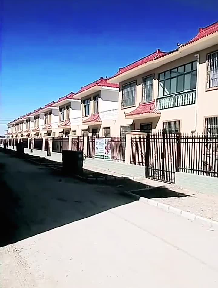 甘肃,镇原,孟坝新农村正在修建中,农民的好日子到了-度小视