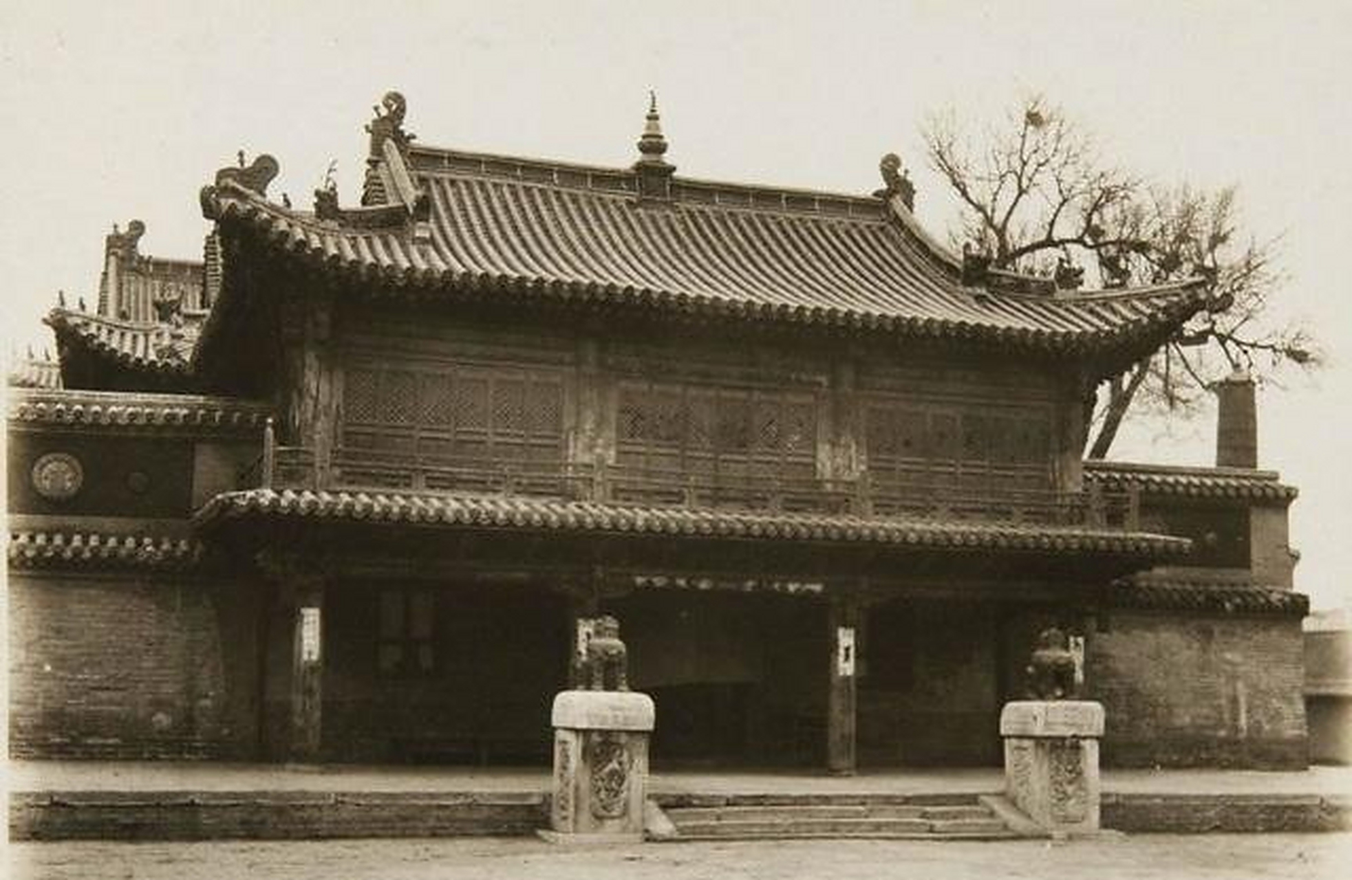 一组1937年呼和浩特老照片,归化城,即呼和浩特市旧城,是一座有430年