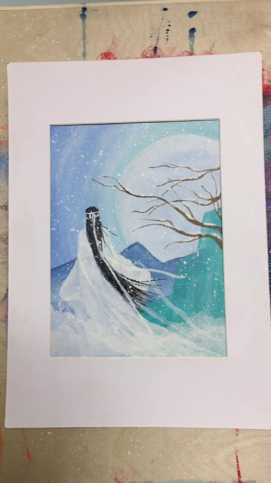 古风水粉画就问你们仙不仙