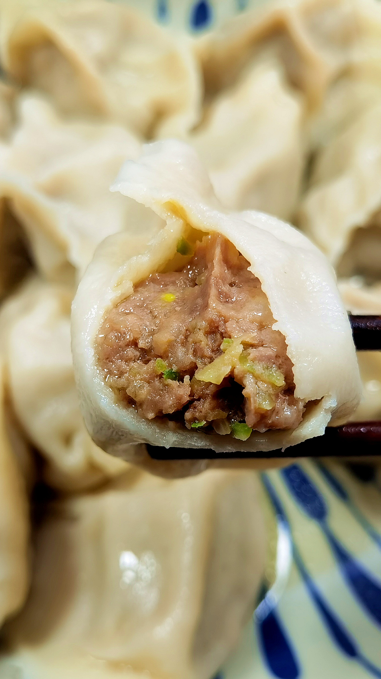 天上龙肉地上驴肉用驴肉包饺子太香了