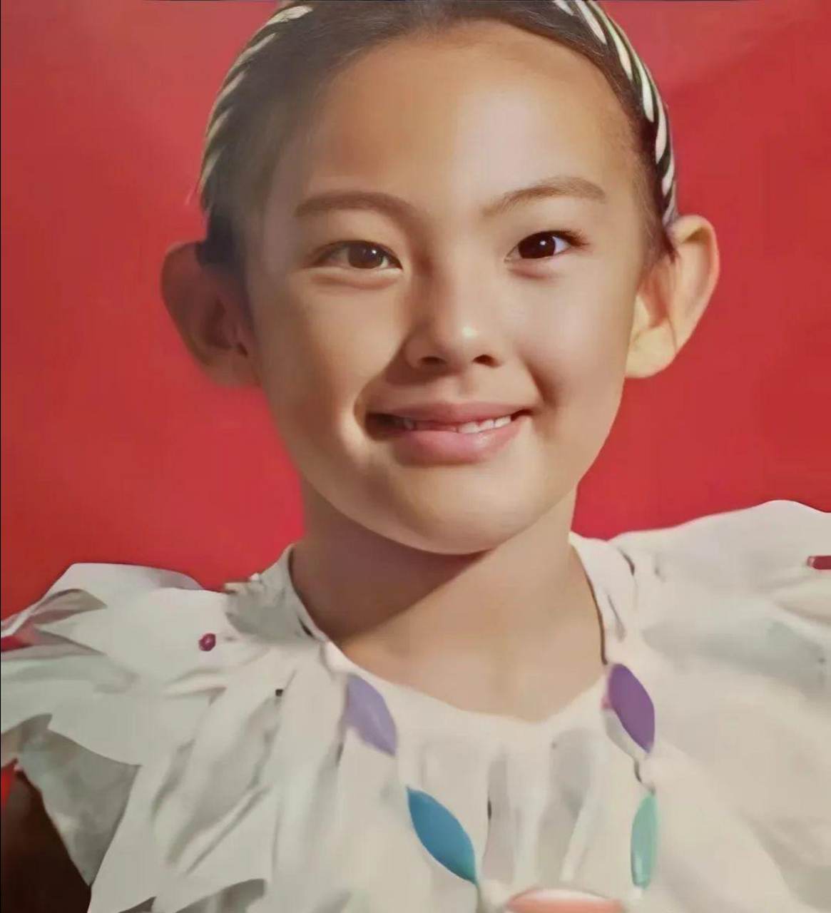 张雨绮在初中因为颜值被全校围观# #张雨绮