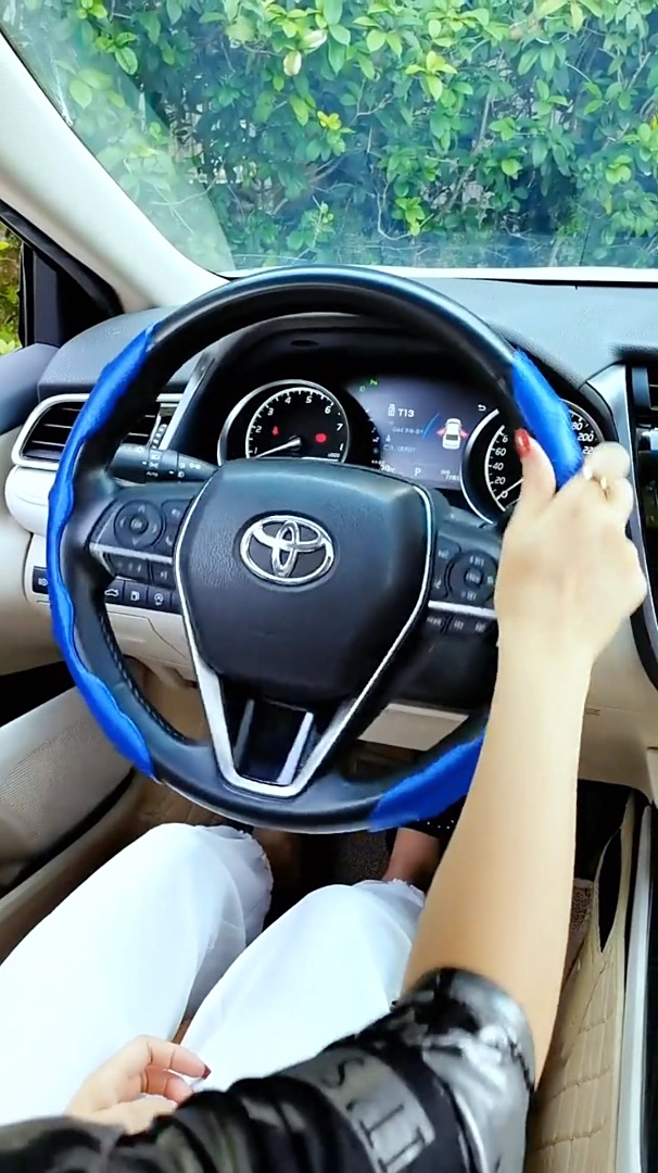 努力把自己变成白富美女神的第一天,从这个豪车方向盘开始!