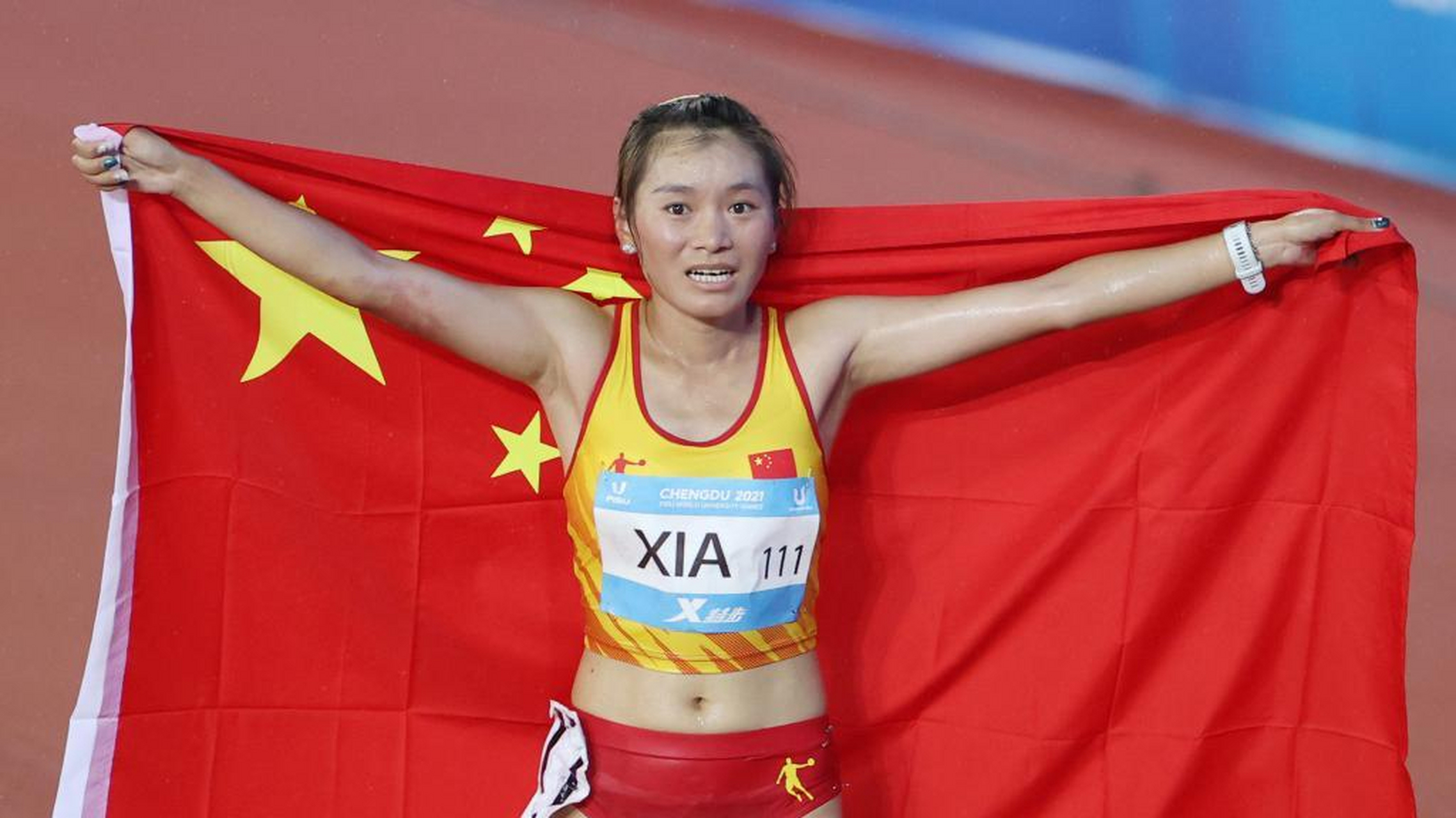 成都大运会丨田径——女子10000米:夏雨雨夺冠 在成都第31届世界大学