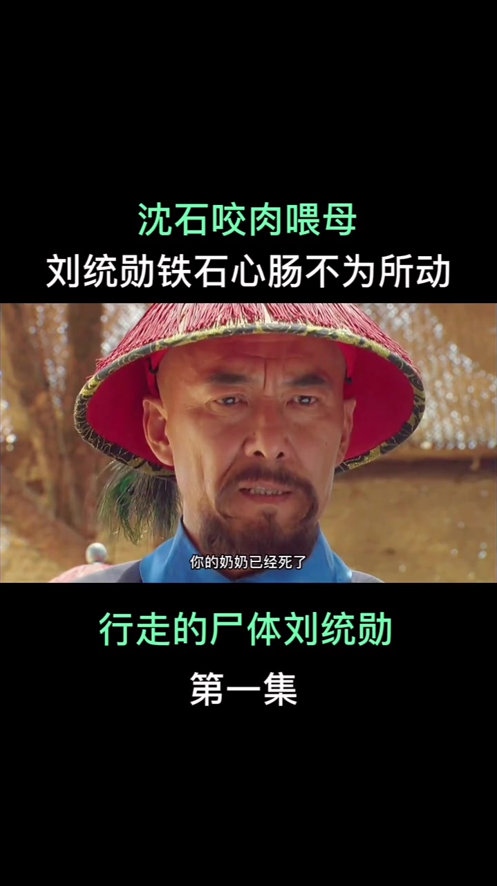 沈石咬肉喂母,刘统勋铁石心肠,不为所动-度小视