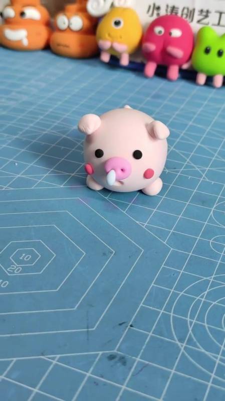 流鼻涕的小猪粘土教程来啦