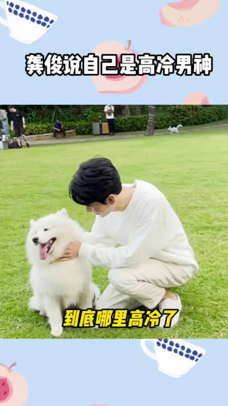 龚俊是对自己有啥误解吗,龚俊和狗狗互动好温柔,到底哪里高冷了,不过