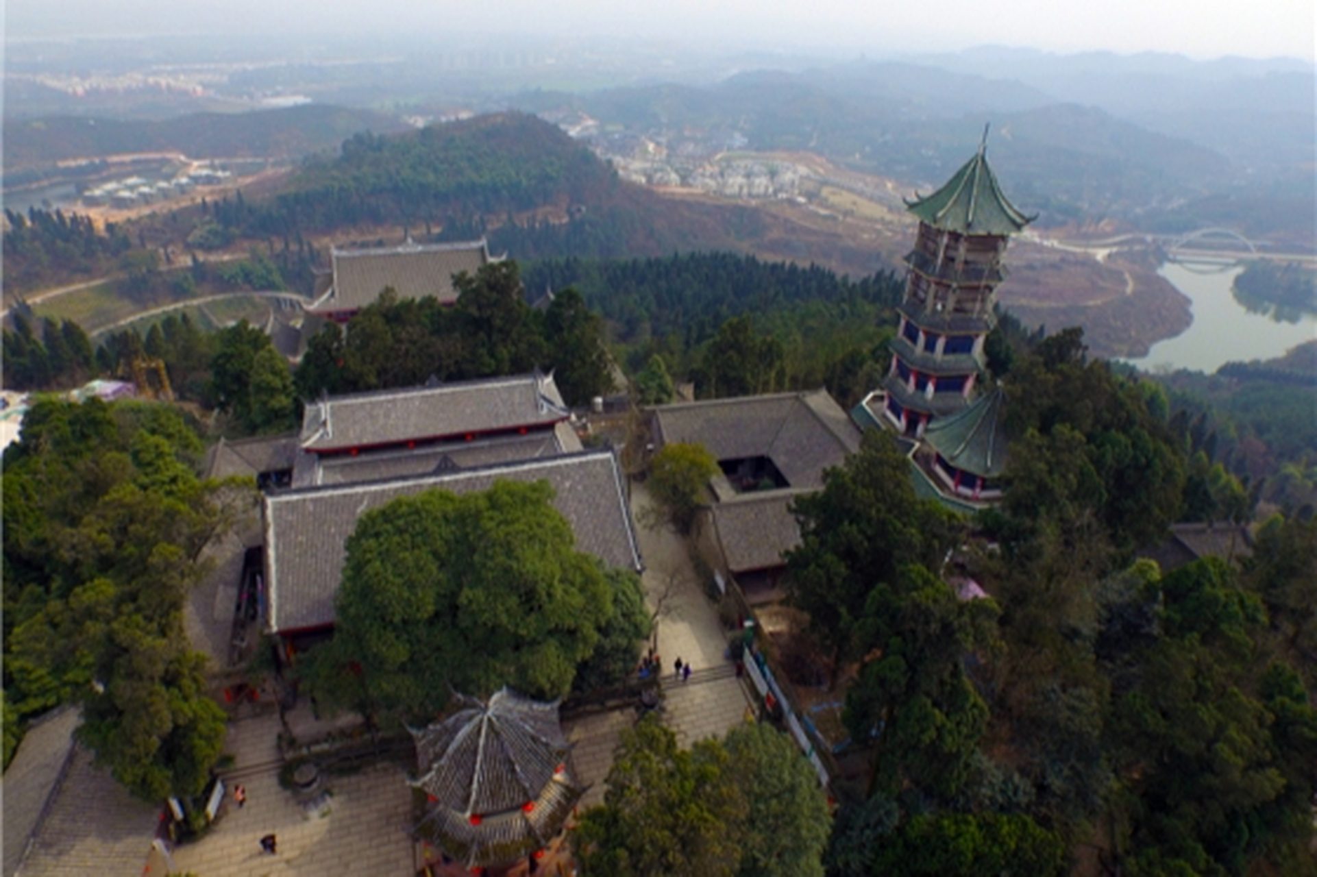 成都新津老君山风景区图片