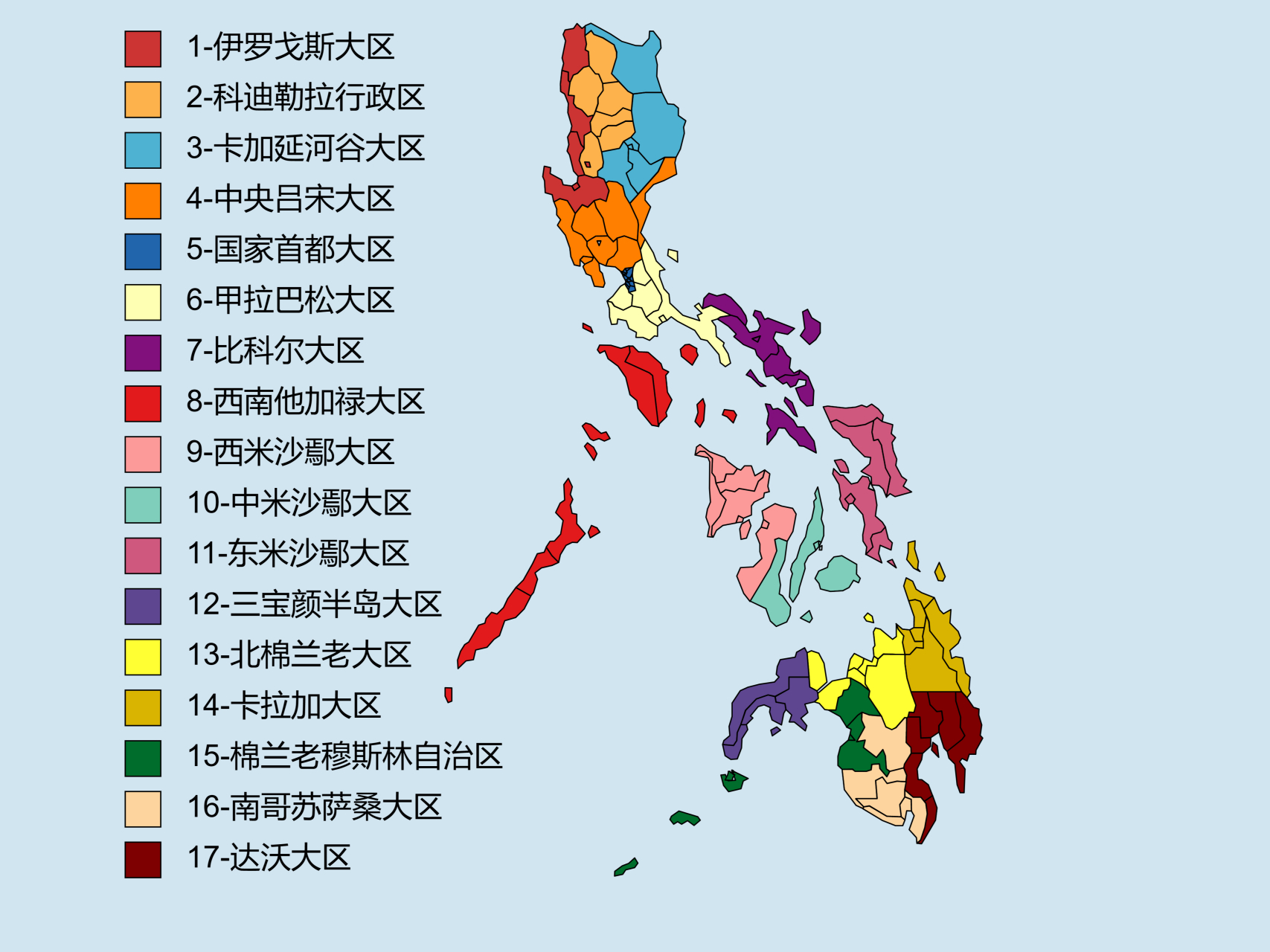 菲律宾行政区划.#乐享周末分享吧