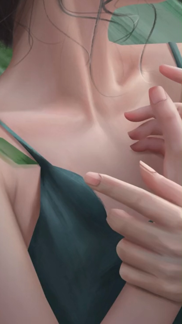 锁骨厚涂绘画,每日小练习