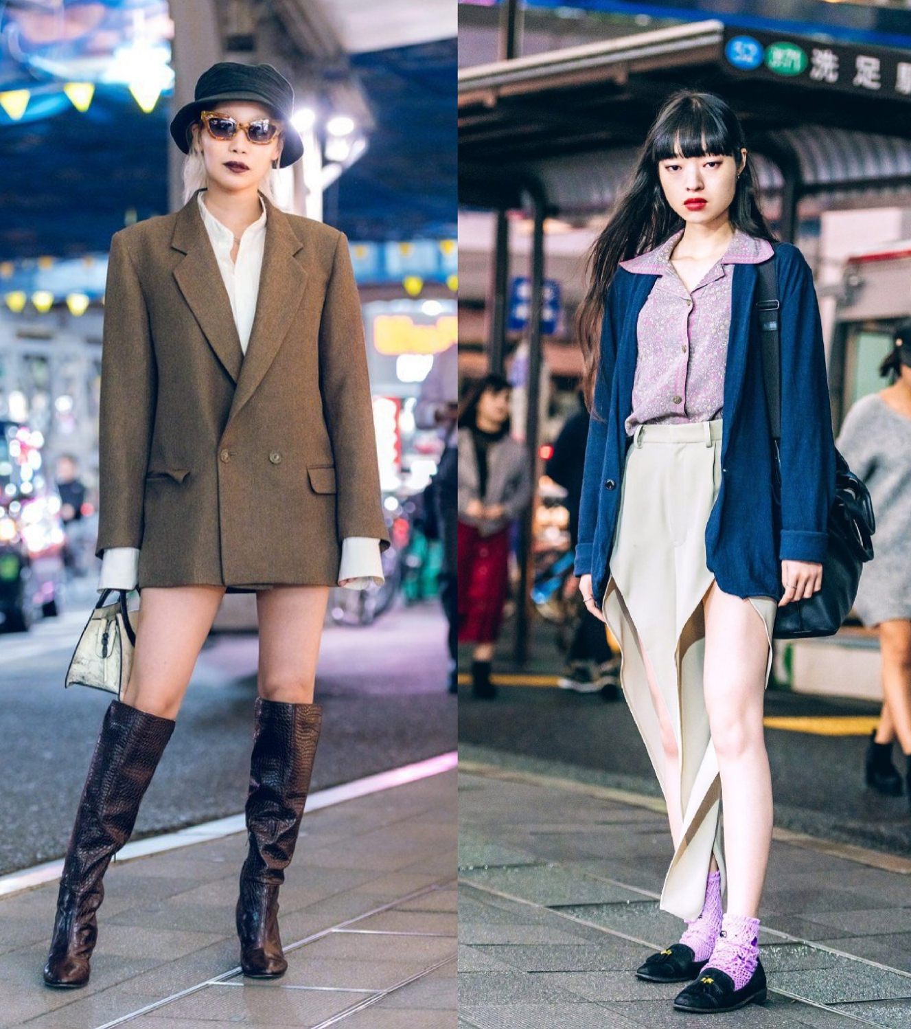 被日本素人街拍美到了!原来简约风穿搭,也能优雅又高级