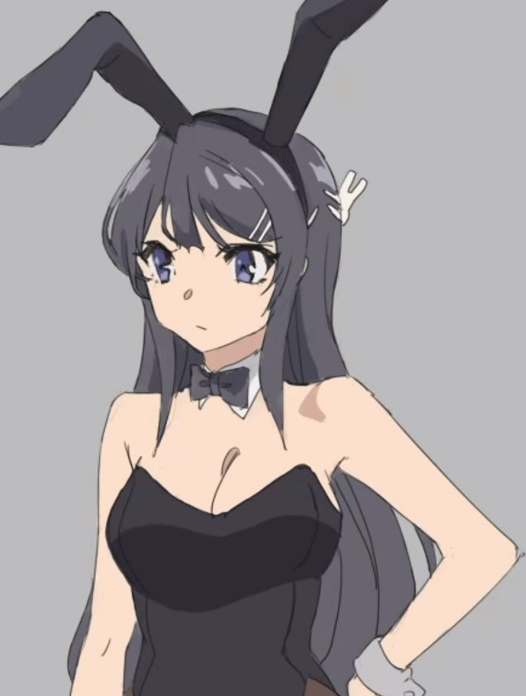 「樱岛麻衣」5.29绘画过程