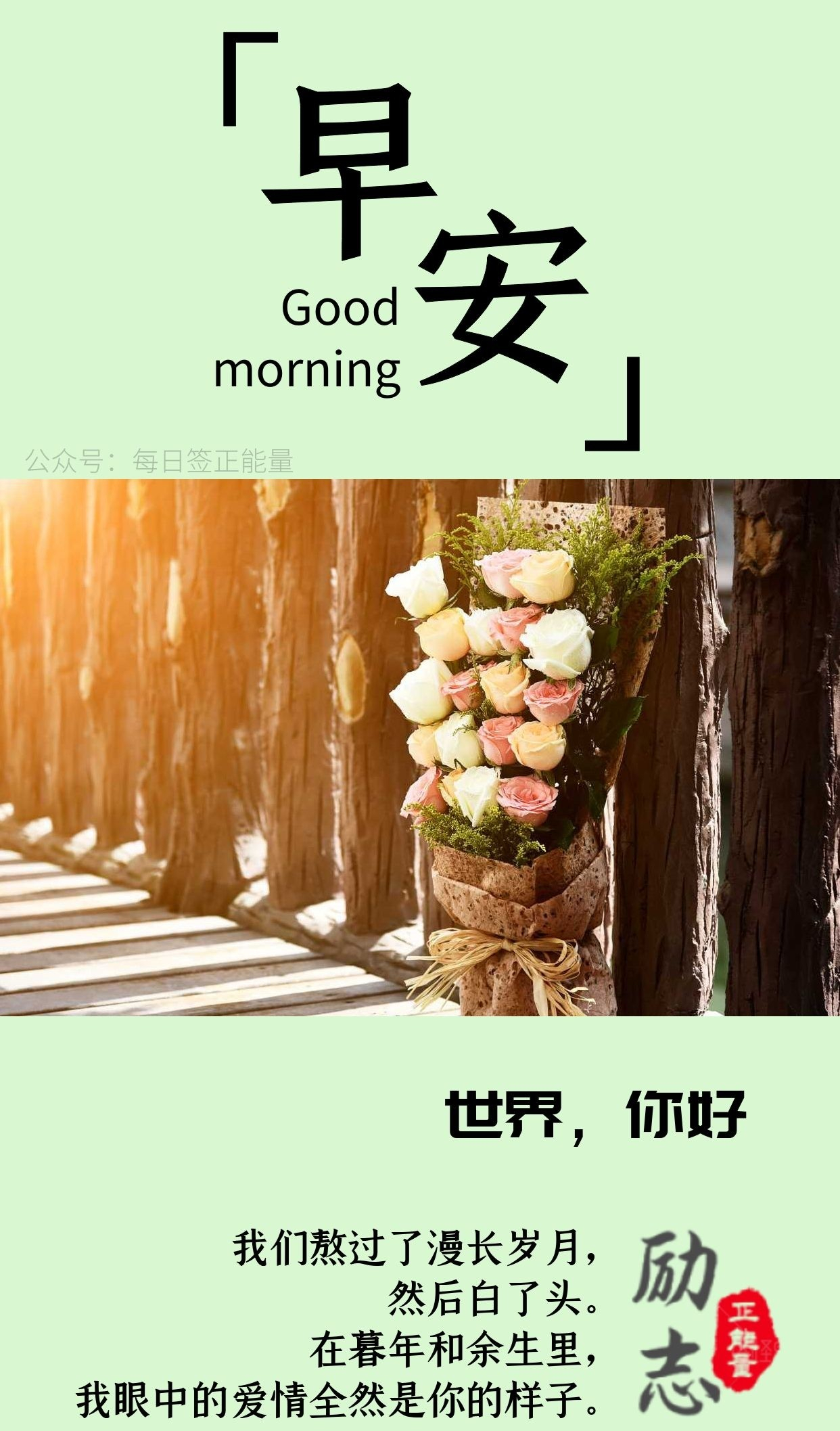 「早安微语」早安问候语拥抱快乐的一天,带好心情过上美好的一天