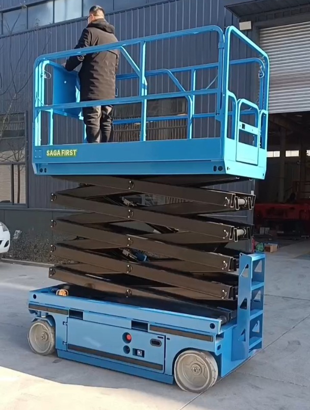 升降平台车 电动升降稳定 小型升降车 仓储升降 高空升降车-度小视