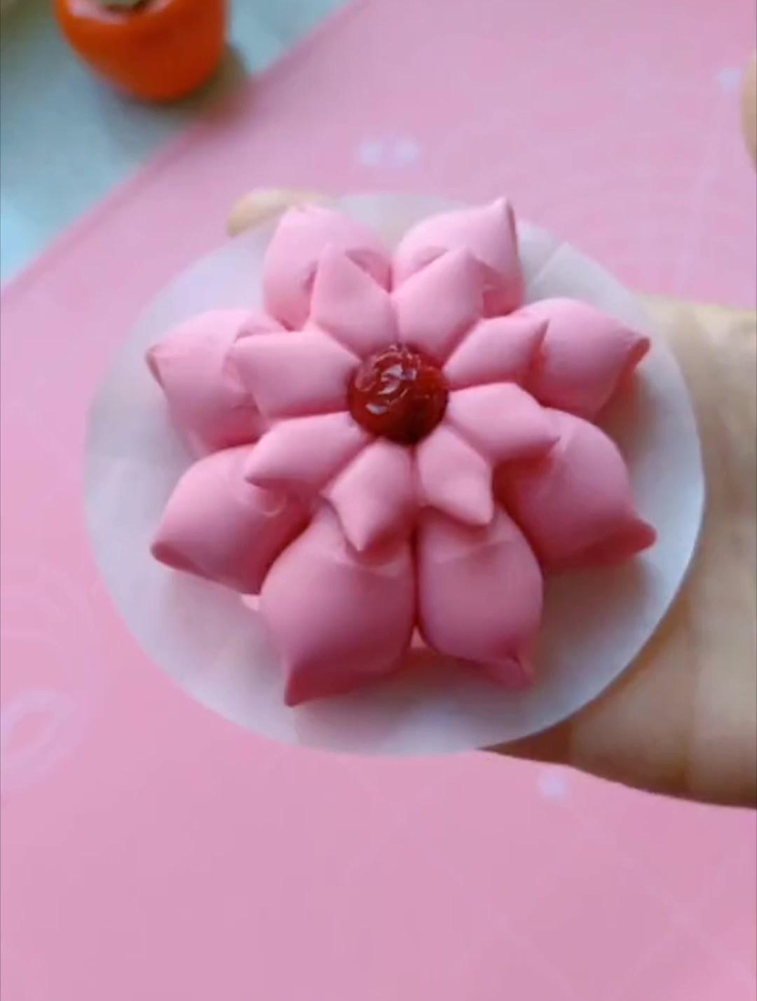 莲花馒头新做法,逢年过节必不可少,寓意好,真喜庆-度小视