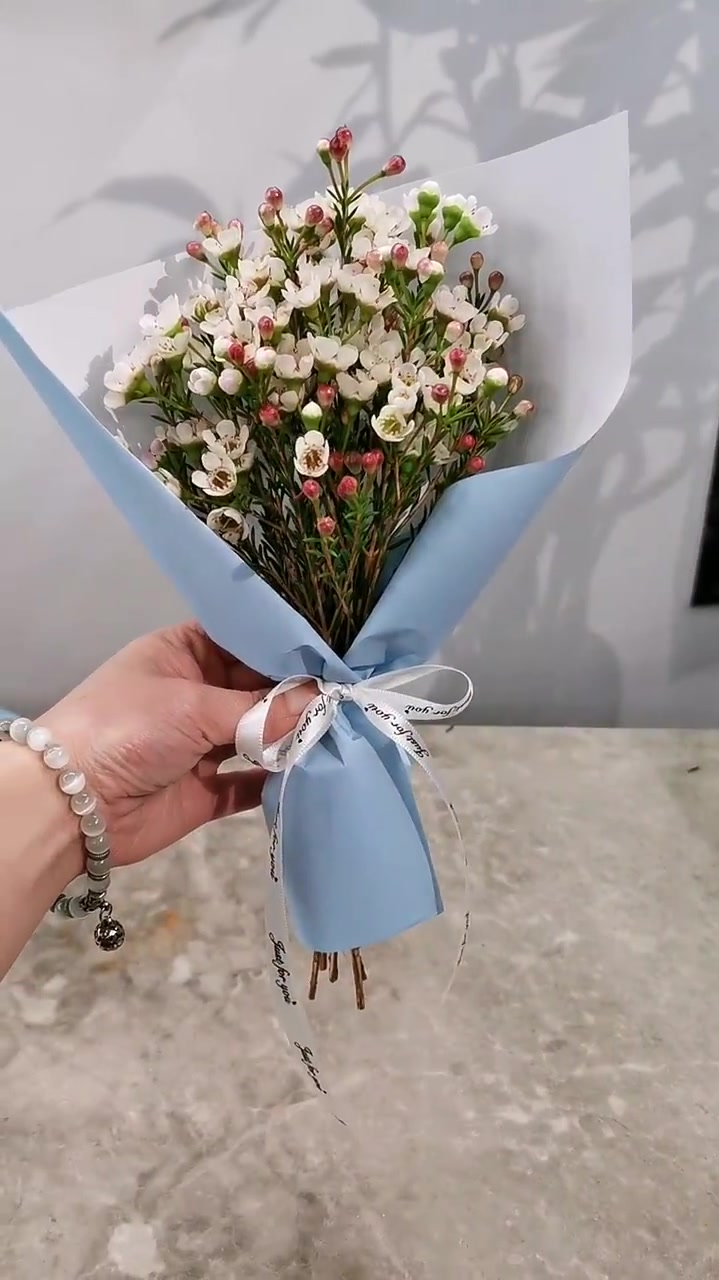 腊梅小花束包装