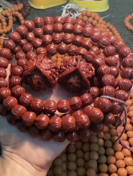 猴头核桃猴头手串金刚菩提京八棱文玩手串文玩百香籽-度小视