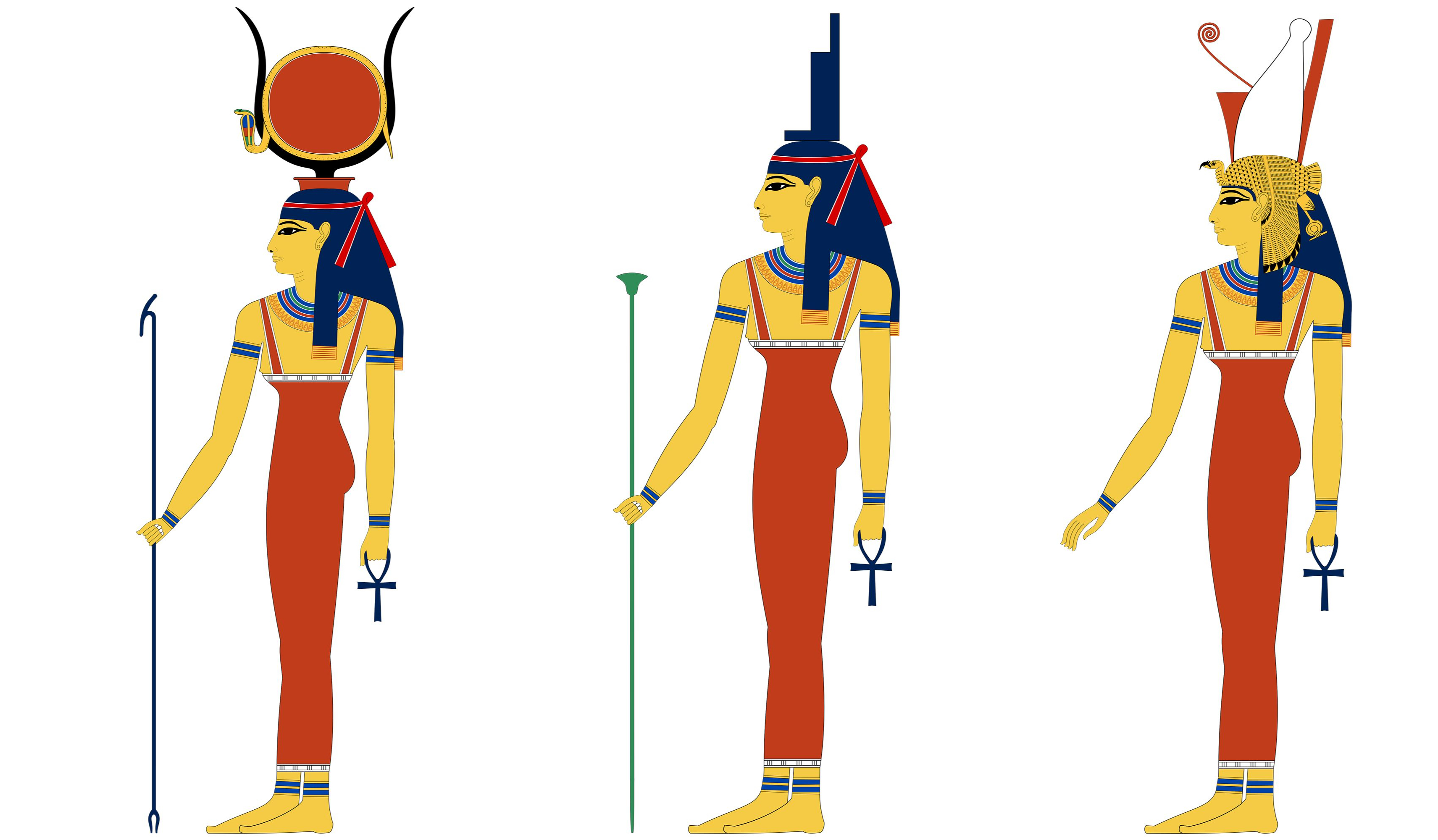 古埃及宗教中贝斯神在服装,身体特征方面的发展是怎样的?