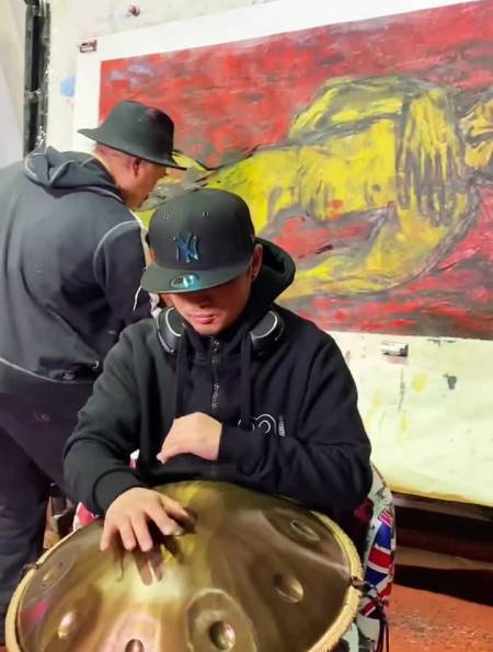 与国际大画家杨树峰老师一起油画手碟雅尚艺术-度小视