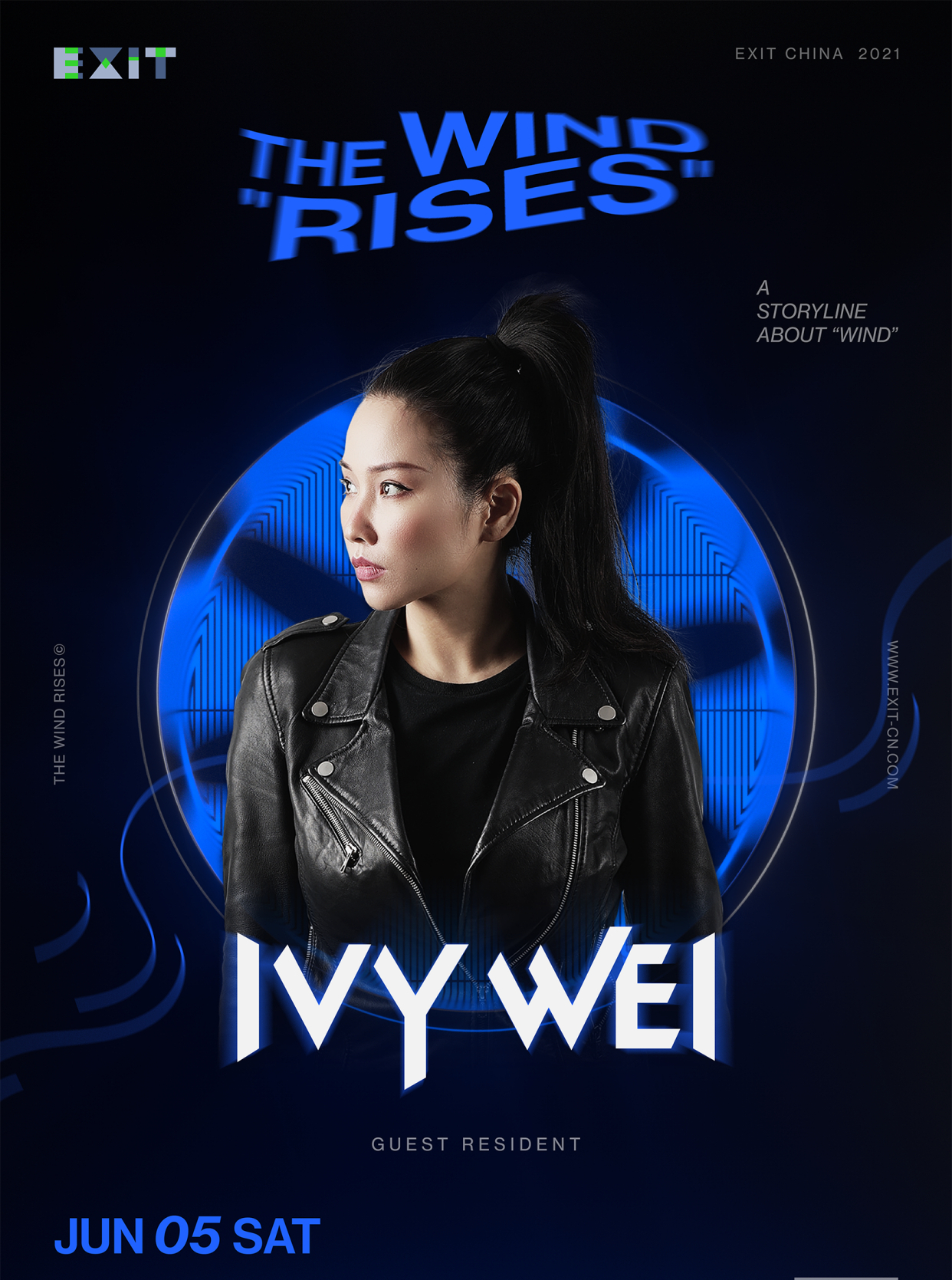 2021 出生于中国的ivy wei是迪拜最负盛名的techno艺人之一,20年礵jj