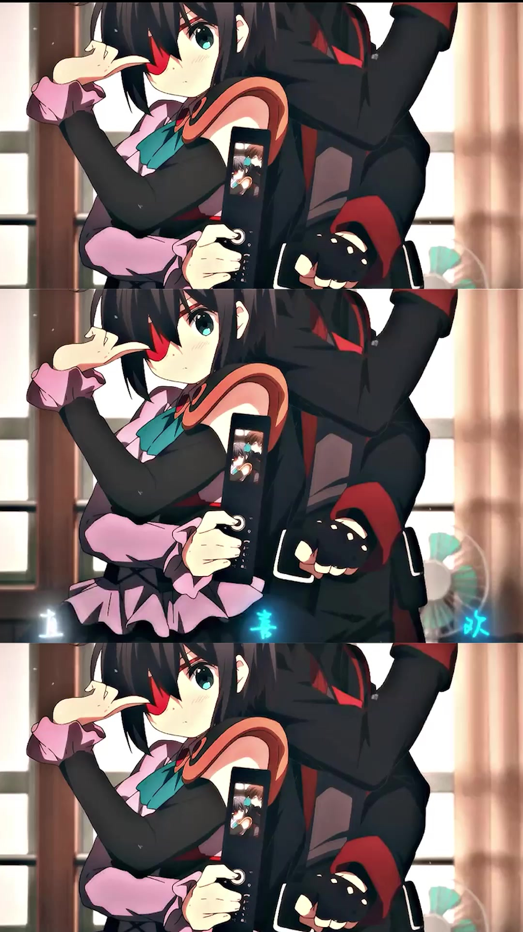 这可是漆黑烈焰使和邪王真眼的契约