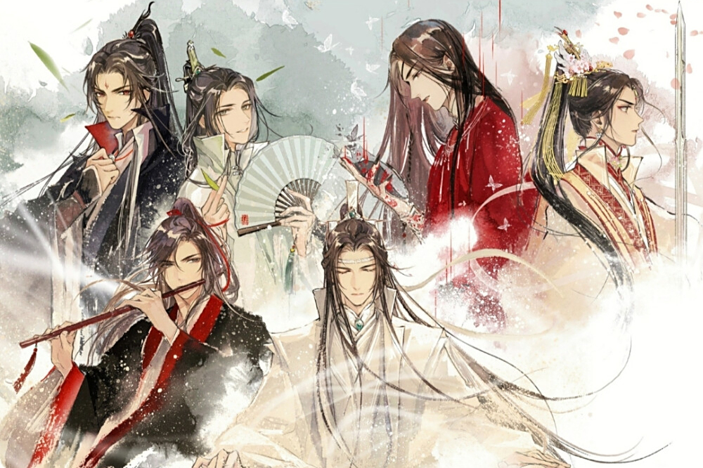 墨香铜臭小说3大主角,沈清秋,魏无羡和谢怜,谁的魅力最大?