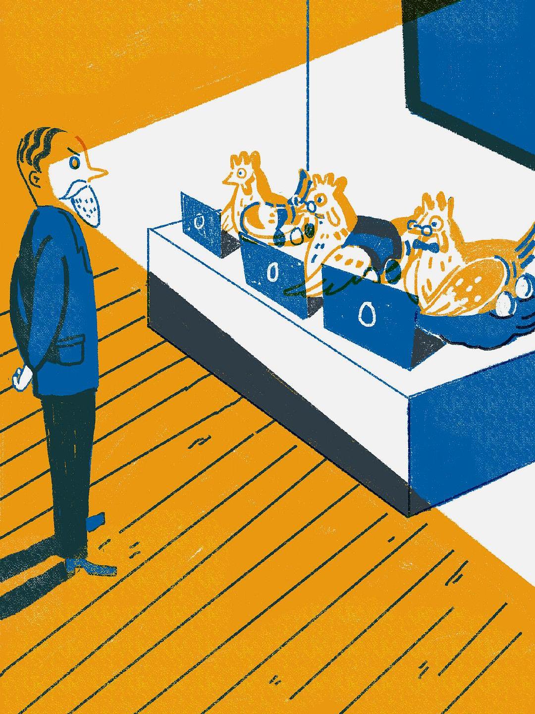 打工人看过来,这一组职场讽刺插画,你感同身受了吗