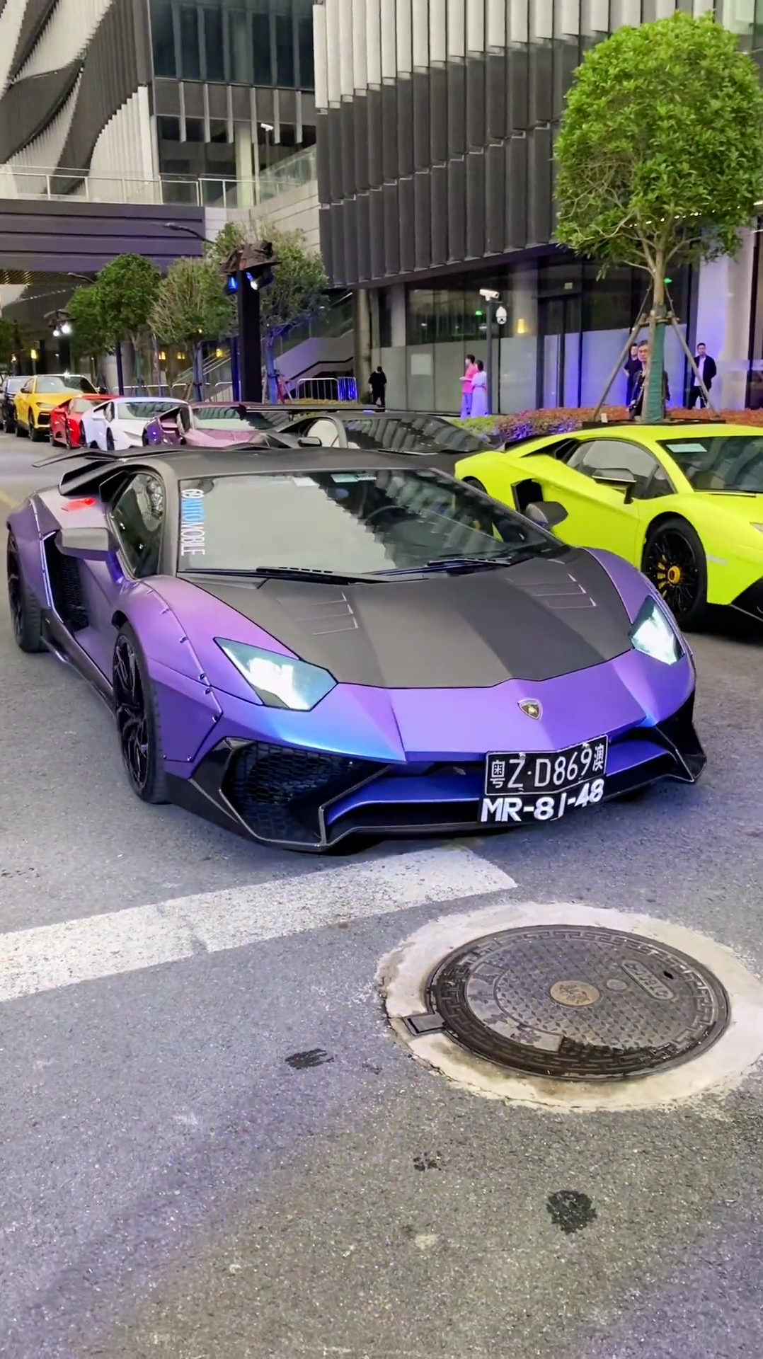兰博基尼大型聚会,四十台里面最帅的兰博基尼760lp