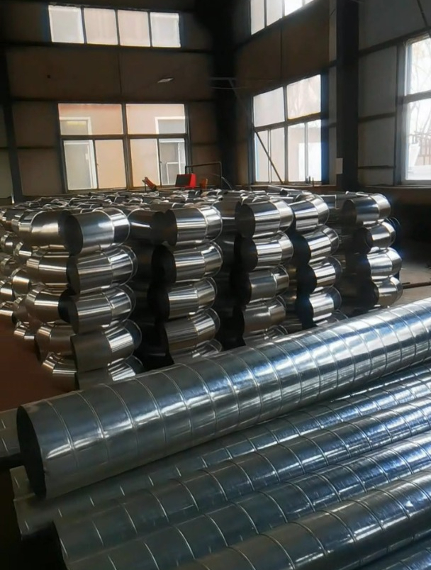 商场通风管道,沈阳通风管道制品制作厂家可制作安装白钢管道