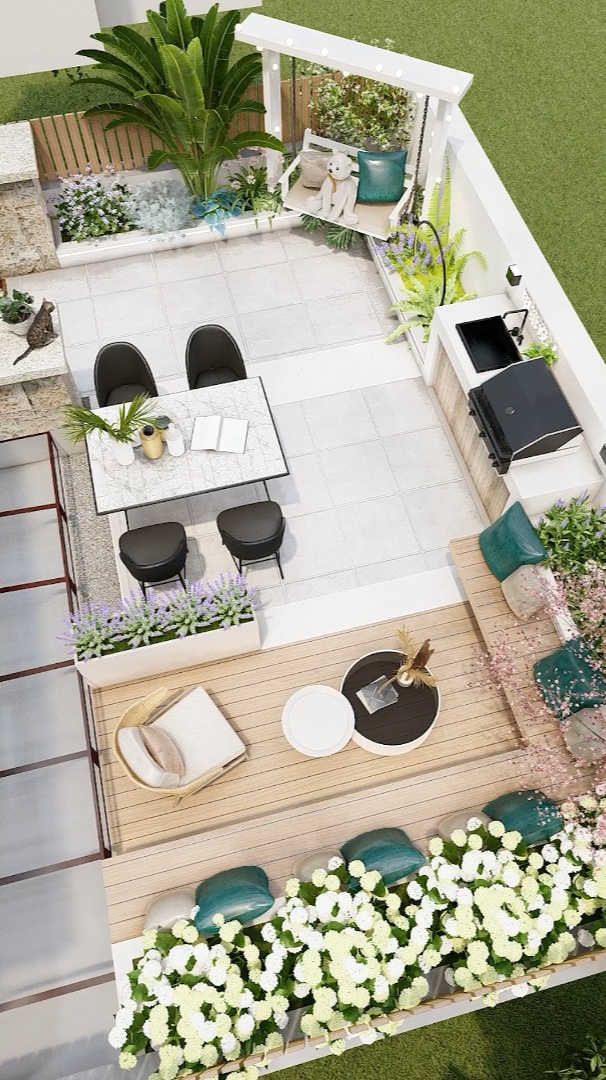 40平现代风小院,给你的生活多一点设计