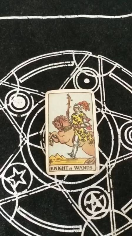 塔罗牌之塔罗新学权杖骑士牌意