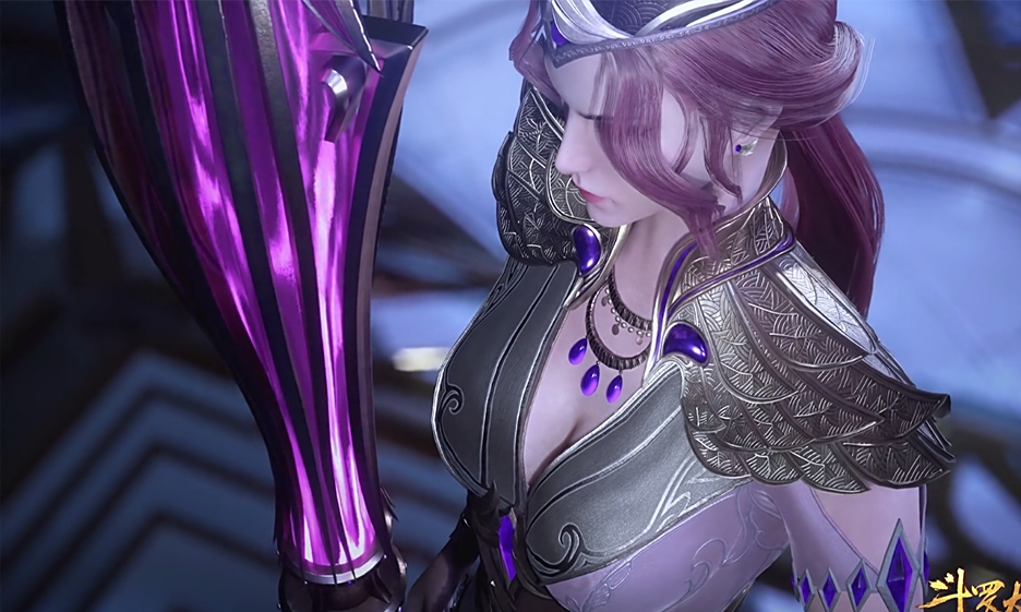 斗罗大陆:360度解析比比东身材,侧身堪称之最,腿部特写也绝了