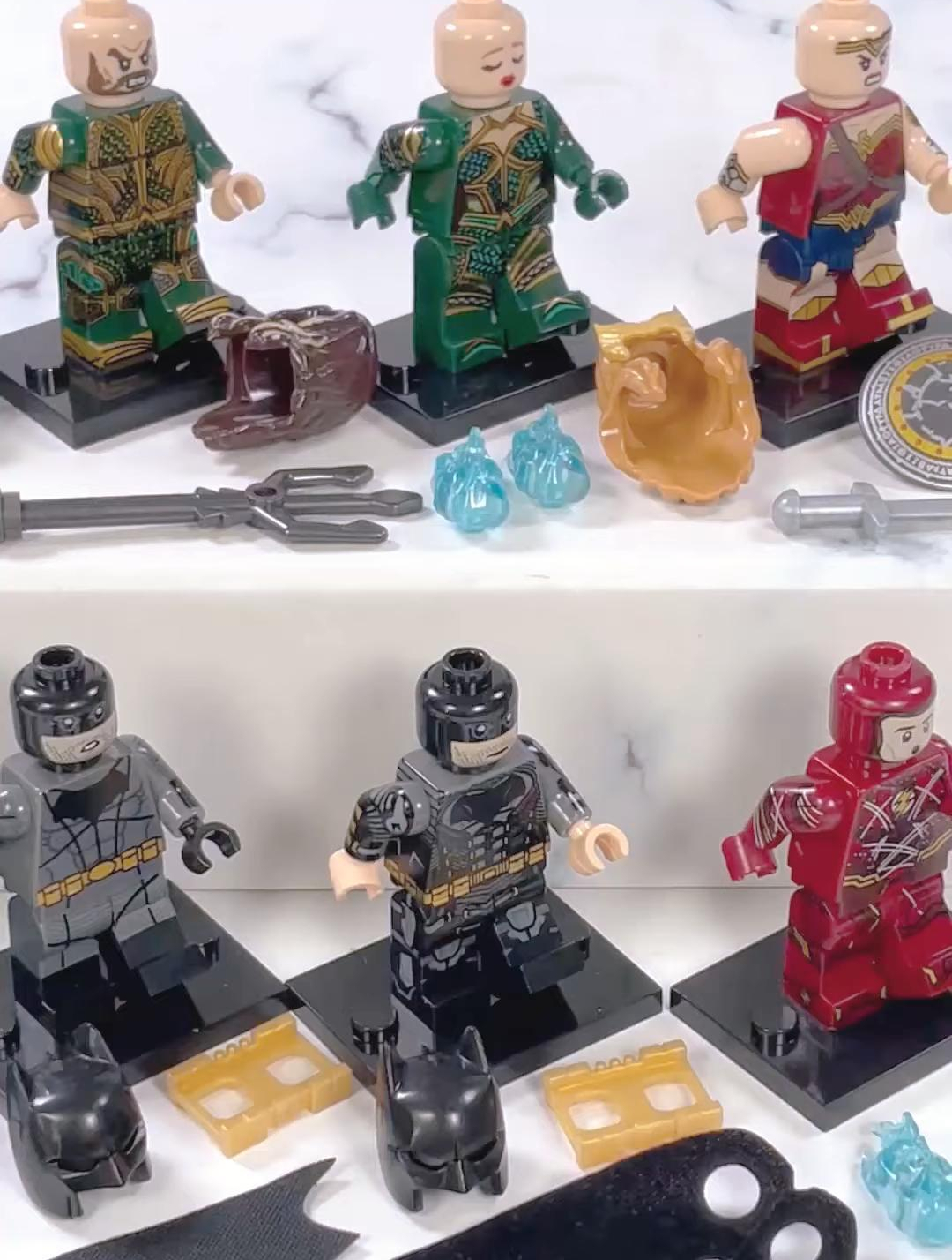 乐高正义联盟蝙蝠侠闪电侠水上超人