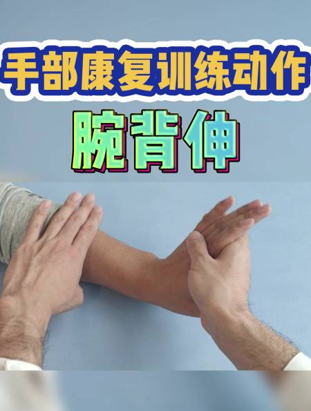 脑卒中康复之手功能居家训练活动:腕背伸-度小视