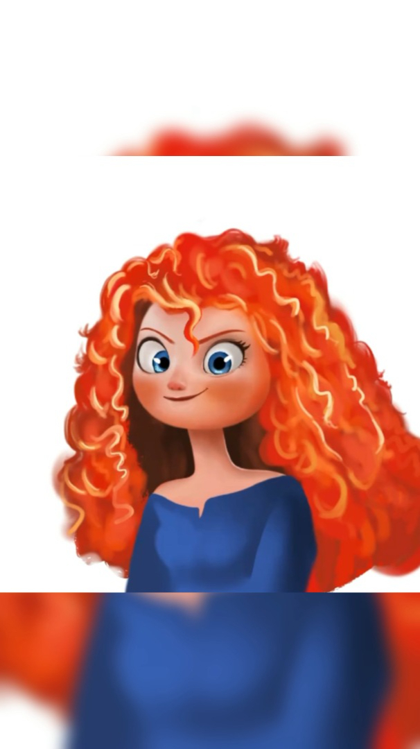 2100粒头,临摹merida公主