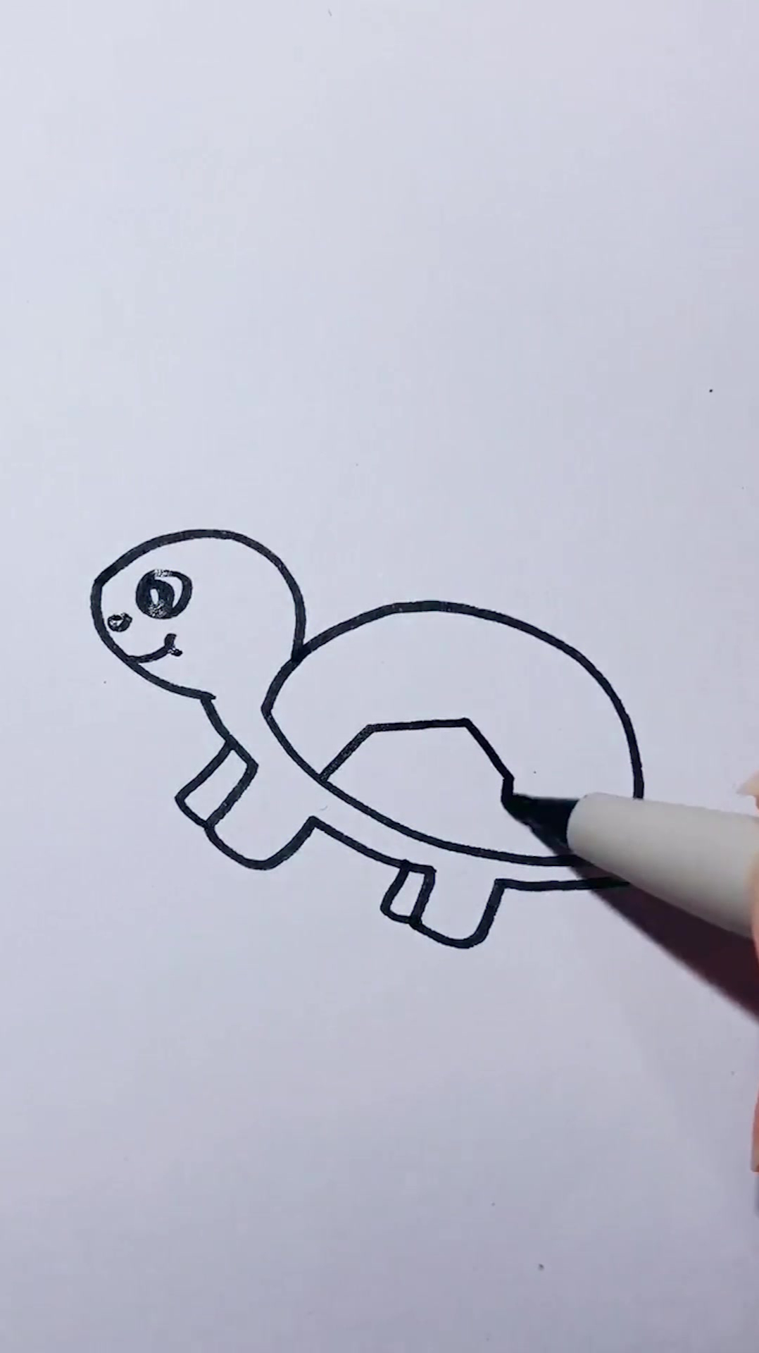 用数字3画乌龟?