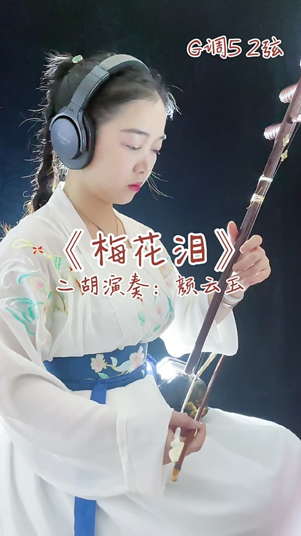 二胡演奏《梅花泪》白雪飘红泪,滴滴寒香为谁醉-度小视