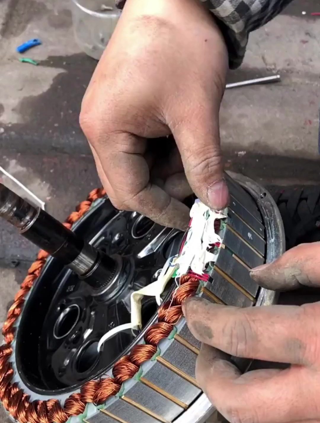 修电动车电机,技术杠杠的