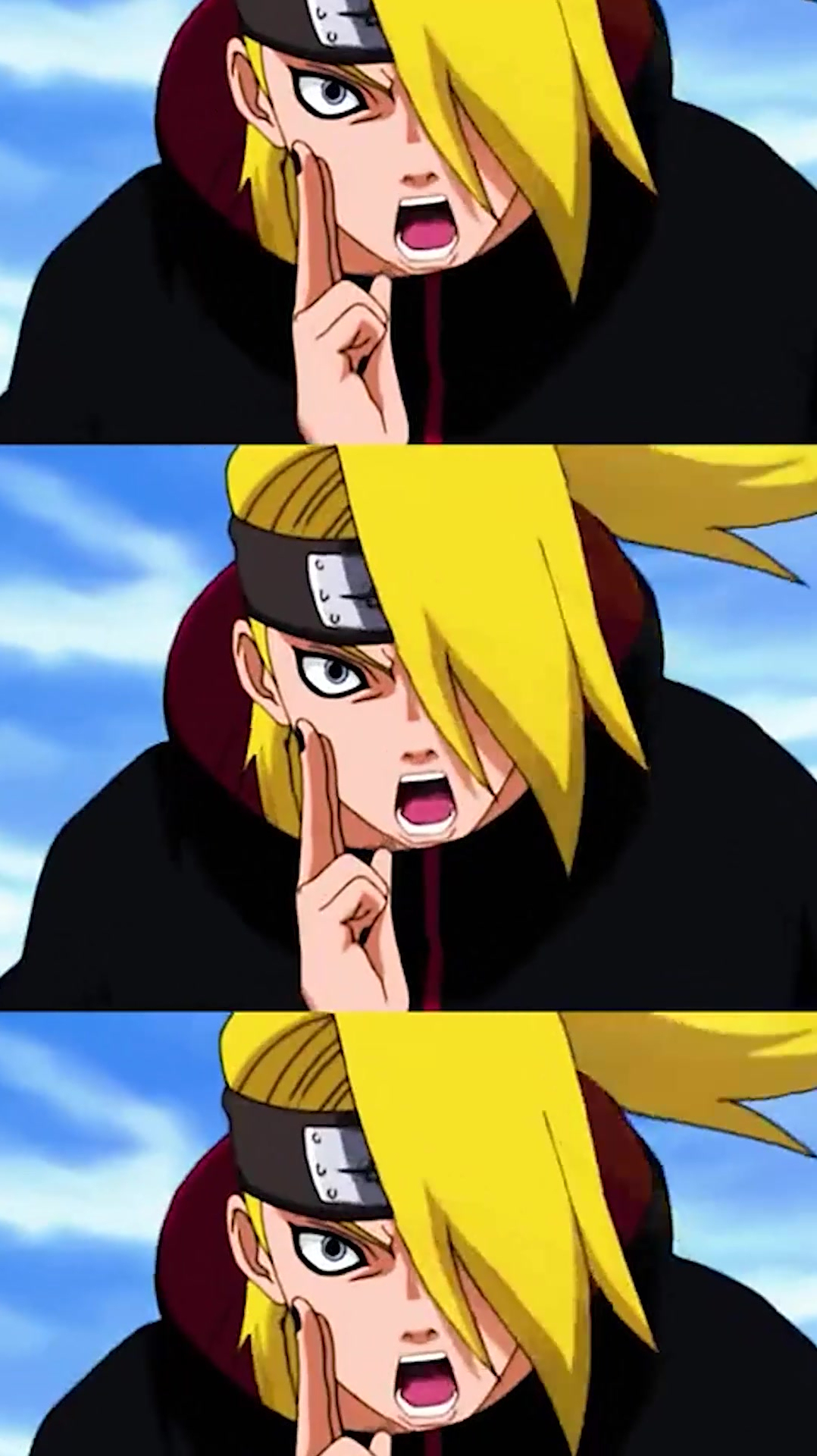 火影忍者 迪达拉看手势