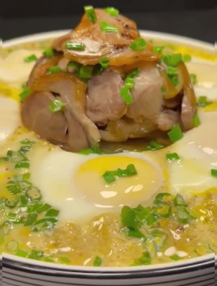 肘花蒸蛋,小味道嘎嘎的美食自己做下饭菜妈呀太香了真材实料-度小视